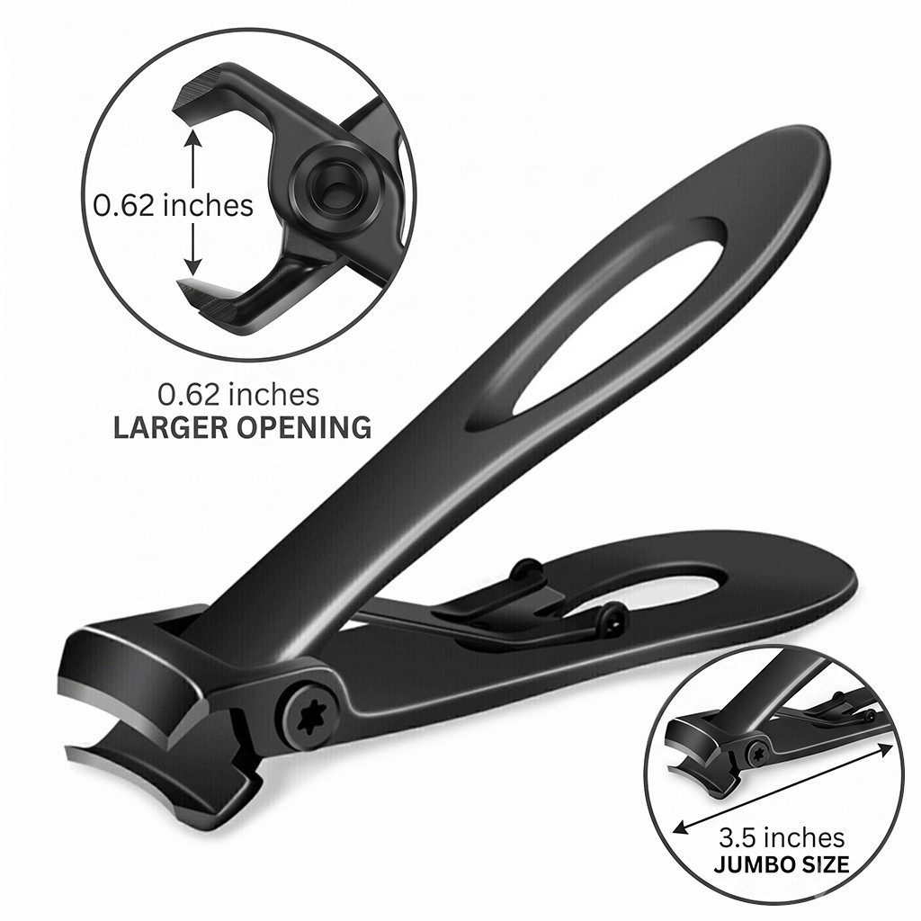 Professional Thick Toenail Cutter Extra Large Heavy Duty Stainless Steel Clipper