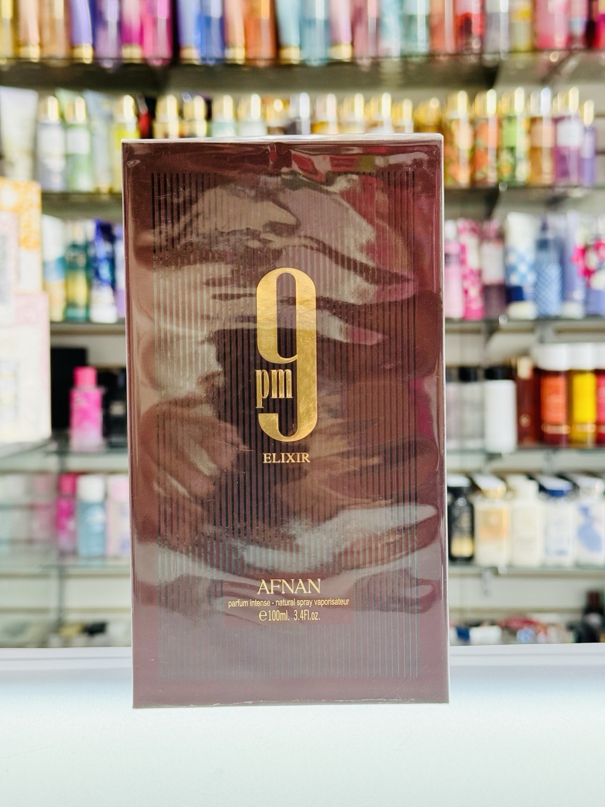 9pm Elixir by Afnan 3.4 Oz Parfum Intense Spray Unisex New