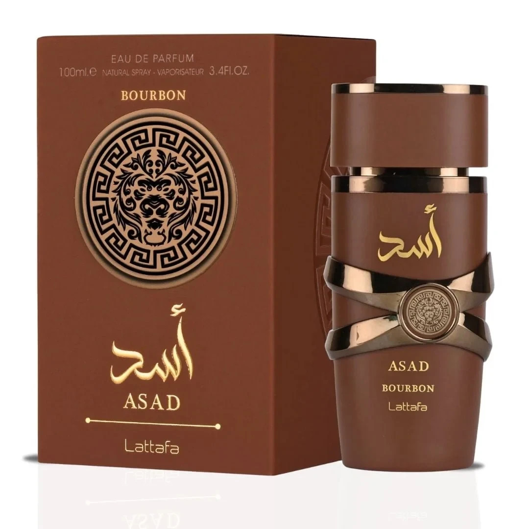 Lattafa Asad Bourbon EDP 3.4 oz 100ml for Men | Long Lasting Perfume | Sealed