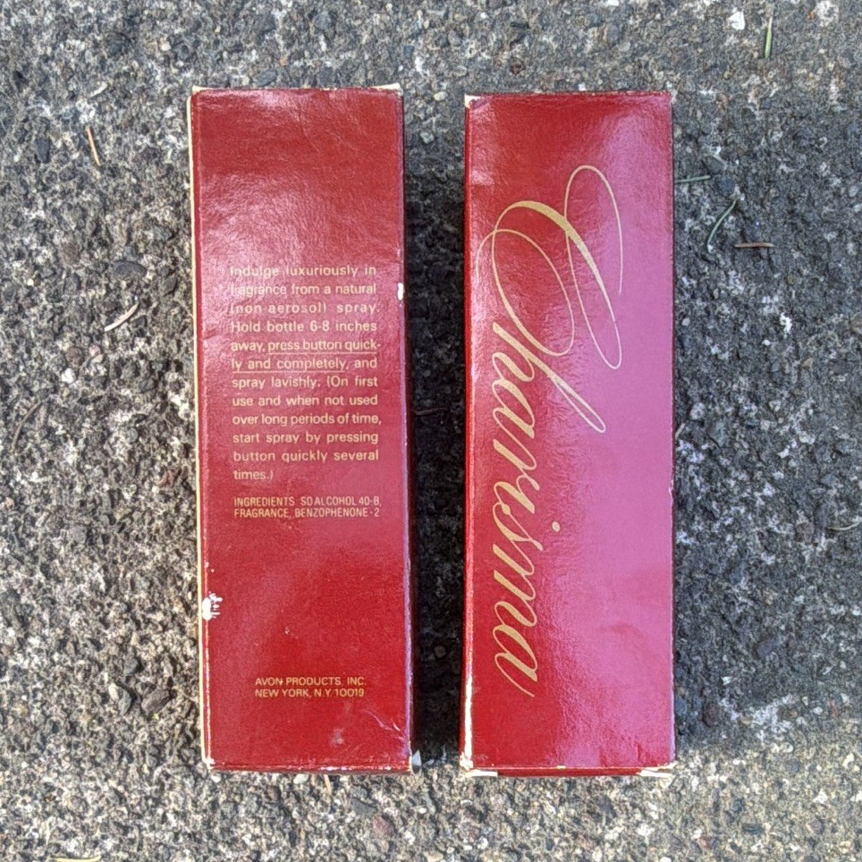 Avon Charisma Cologne Spray Eau de Cologne 2.7 fl oz Regular Size Lot of 2