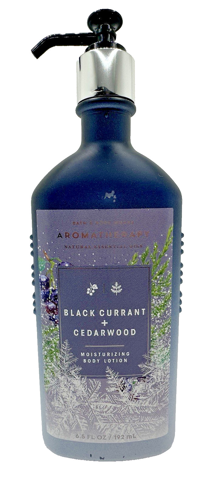 Bath & Body Works Aromatherapy Black Currant + Cedarwood Lotion *Minor Scratches