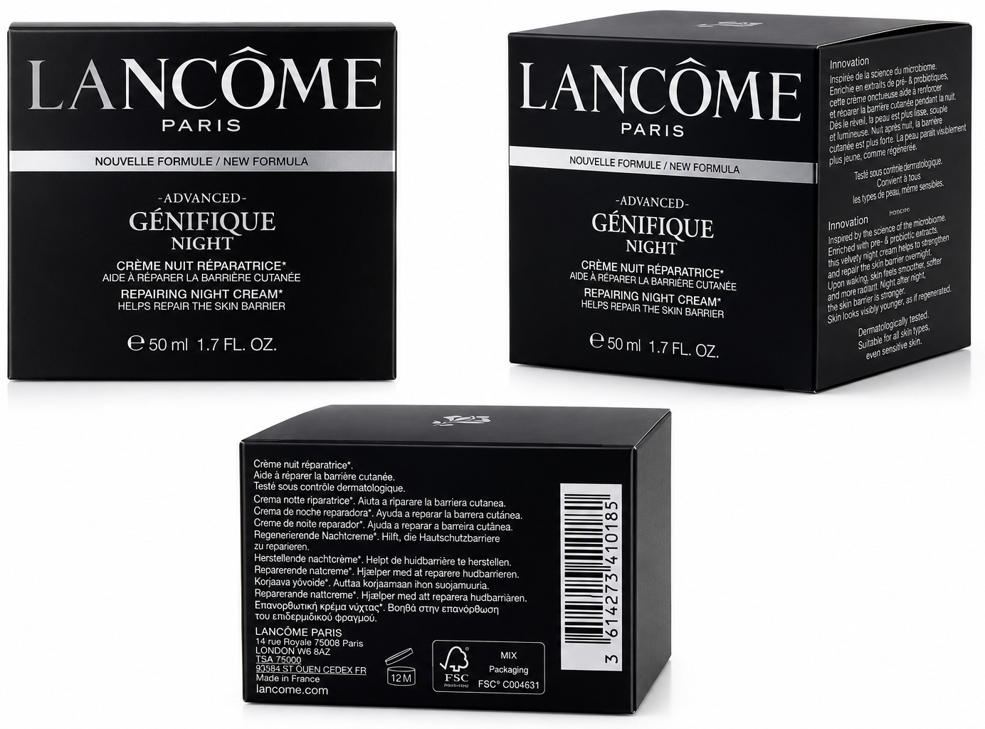 Lancome Advanced Genifique Repairing Night Cream – Size 50mL / 1.7 Oz.