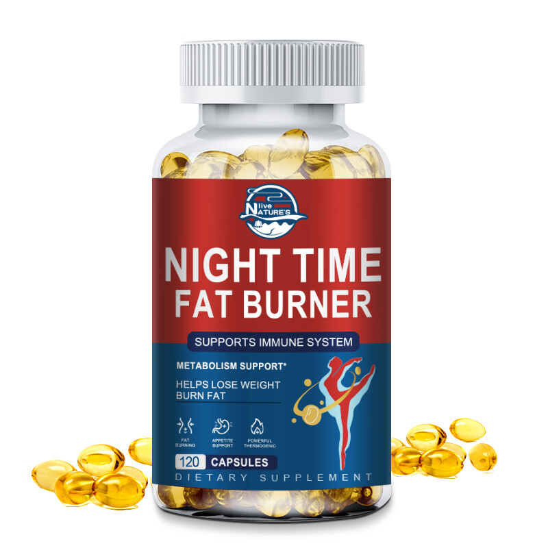 Night Time Fat Burner Slimming 120 Capsules Weight Loss Appetite Suppressant