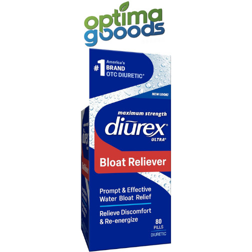 Diurex Ultra Water Pills 80ct – Relieves Bloat, Re-Energizing, Feel Less Heavy.