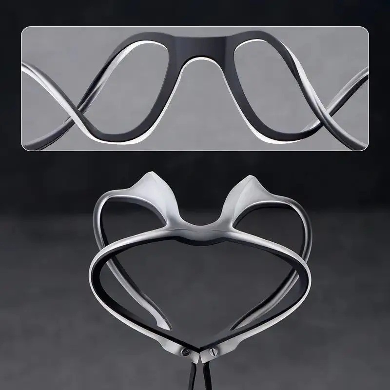 Progressive Multifocal Reading Glasses for Men Blue Light Blocking Titanium Arm
