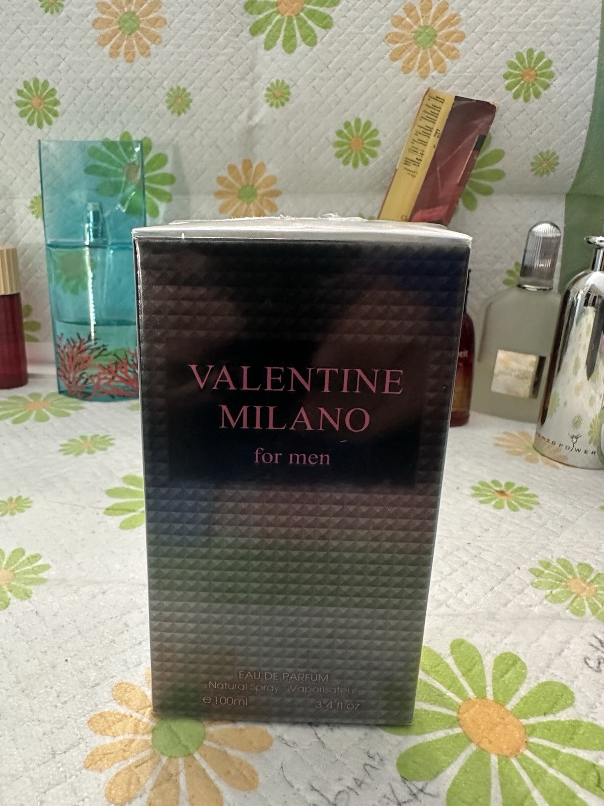 Valentine Milano for Men Eau de Parfum Spray 100 ml 3.4 fl oz Regular Size