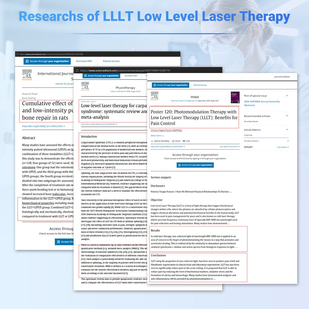 Cold Laser Therapy for Neck Pain Wounds & Joints Relief 16x660nm 4x810nm 4x980nm