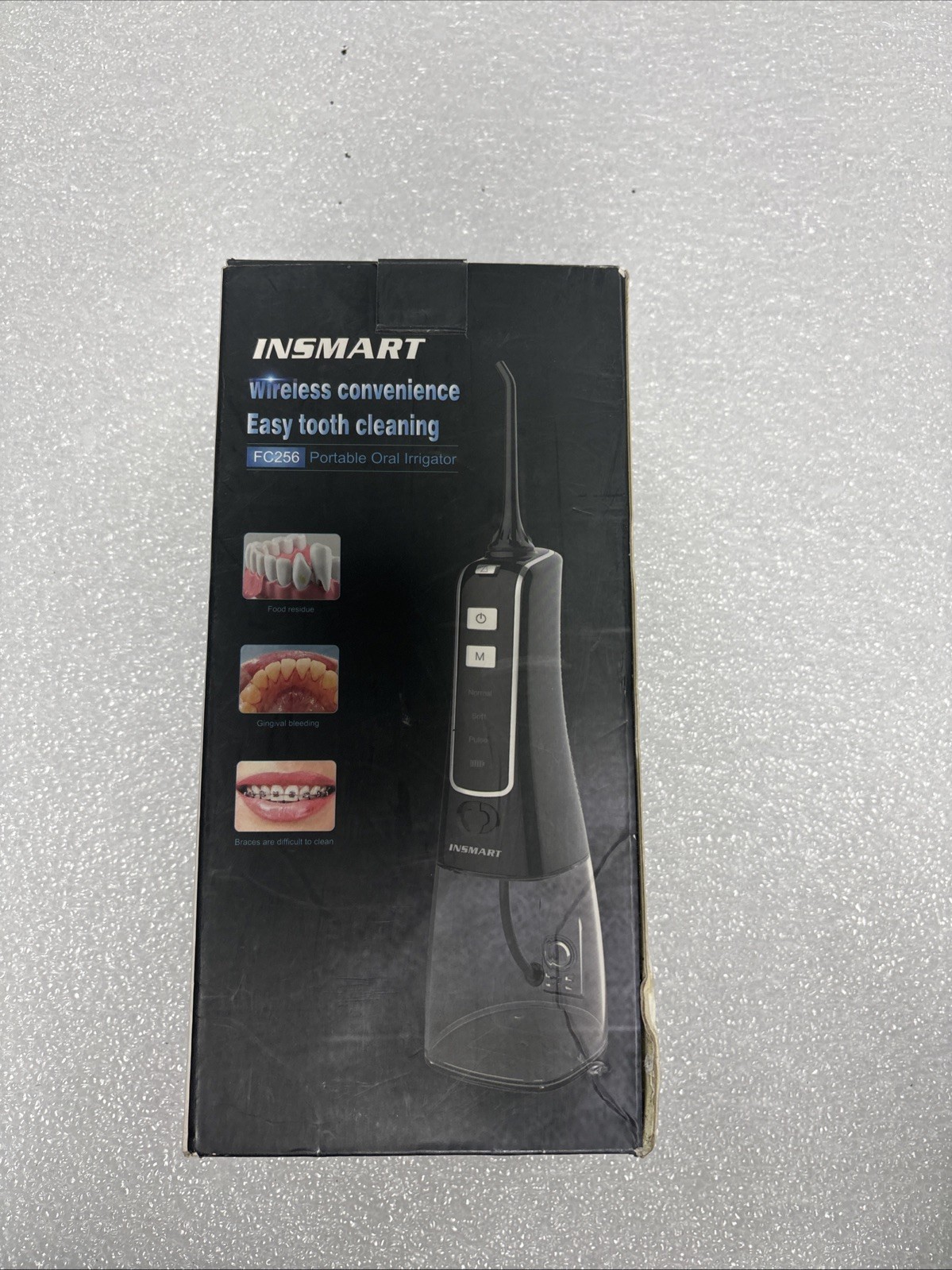 Cordless Water Flosser Teeth Cleaner, Nicefeel 300ML USB Rechargable Portable Or