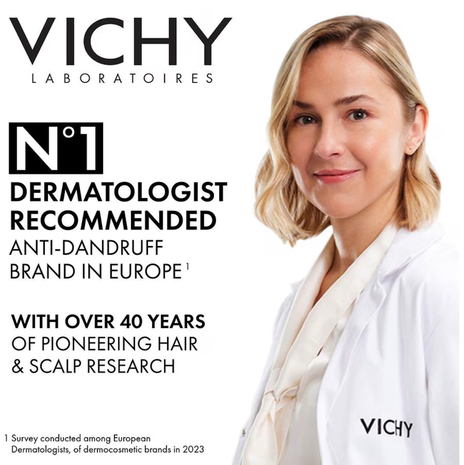 Vichy Dercos Anti-Dandruff Selenium Sulfide Shampoo Travel Size – 2 Pack