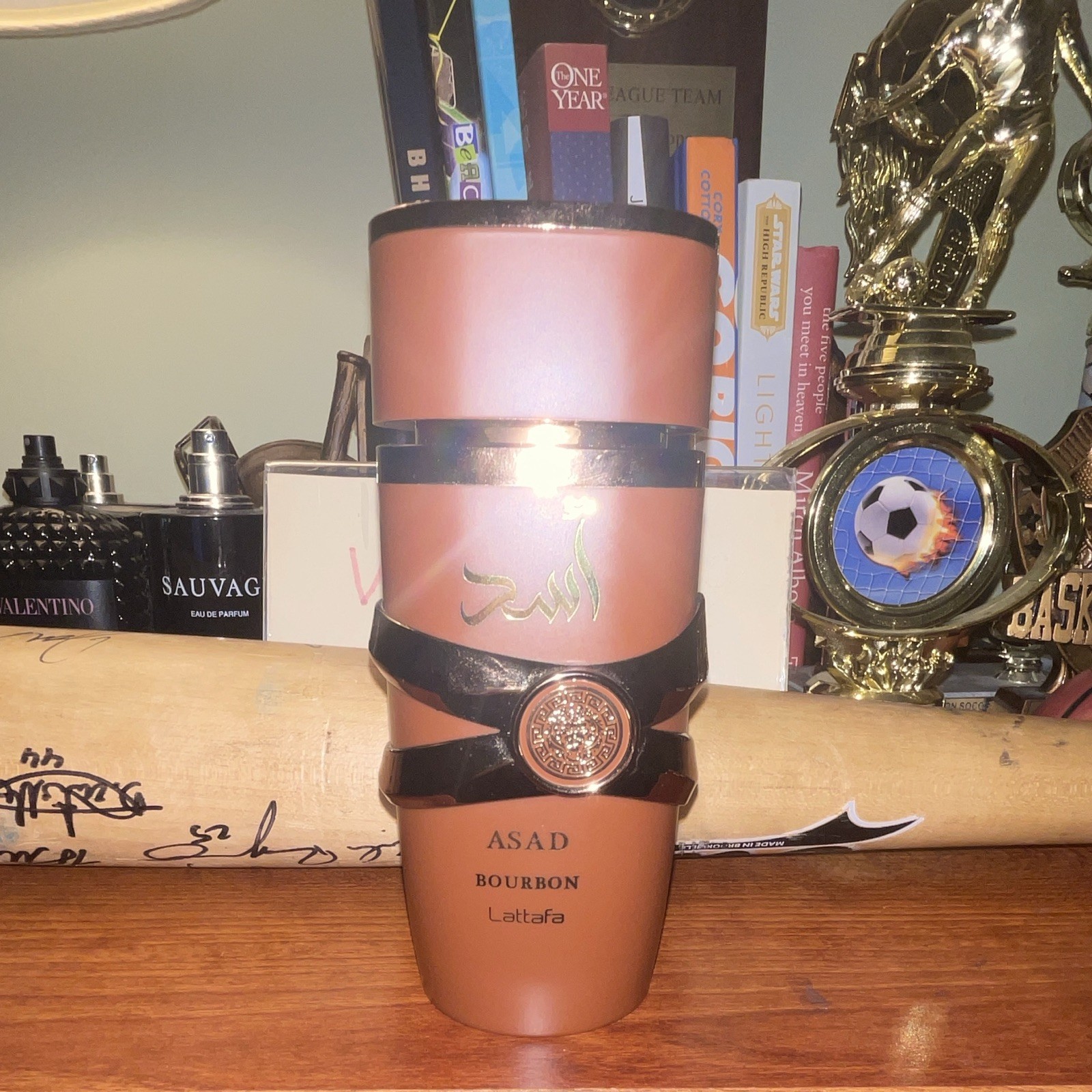 Lattafa Asad Bourbon, Eau de Parfum, 3.4 fl oz