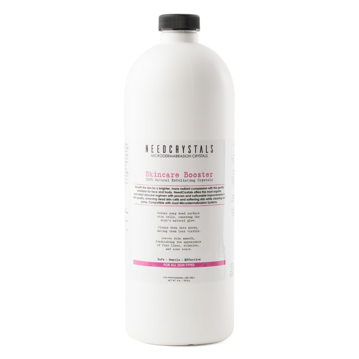 Microdermabrasion Crystals 4 lb. / 1.8 kg. 120 Grit Natural Face Exfoliator