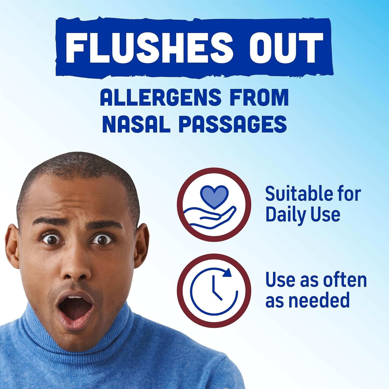 Soothing Saline Nasal Spray – Hydrating, Drug-Free Relief for All Ages, 4.5 OZ