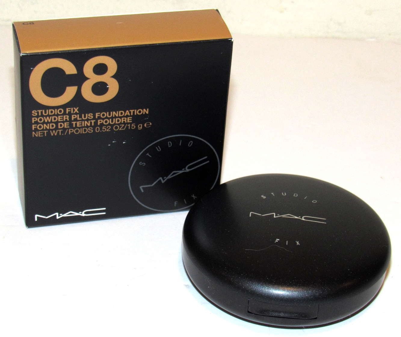 MAC Studio Fix Powder Plus Foundation C8 Full Size 0.52 Oz 15 g NIB C 8