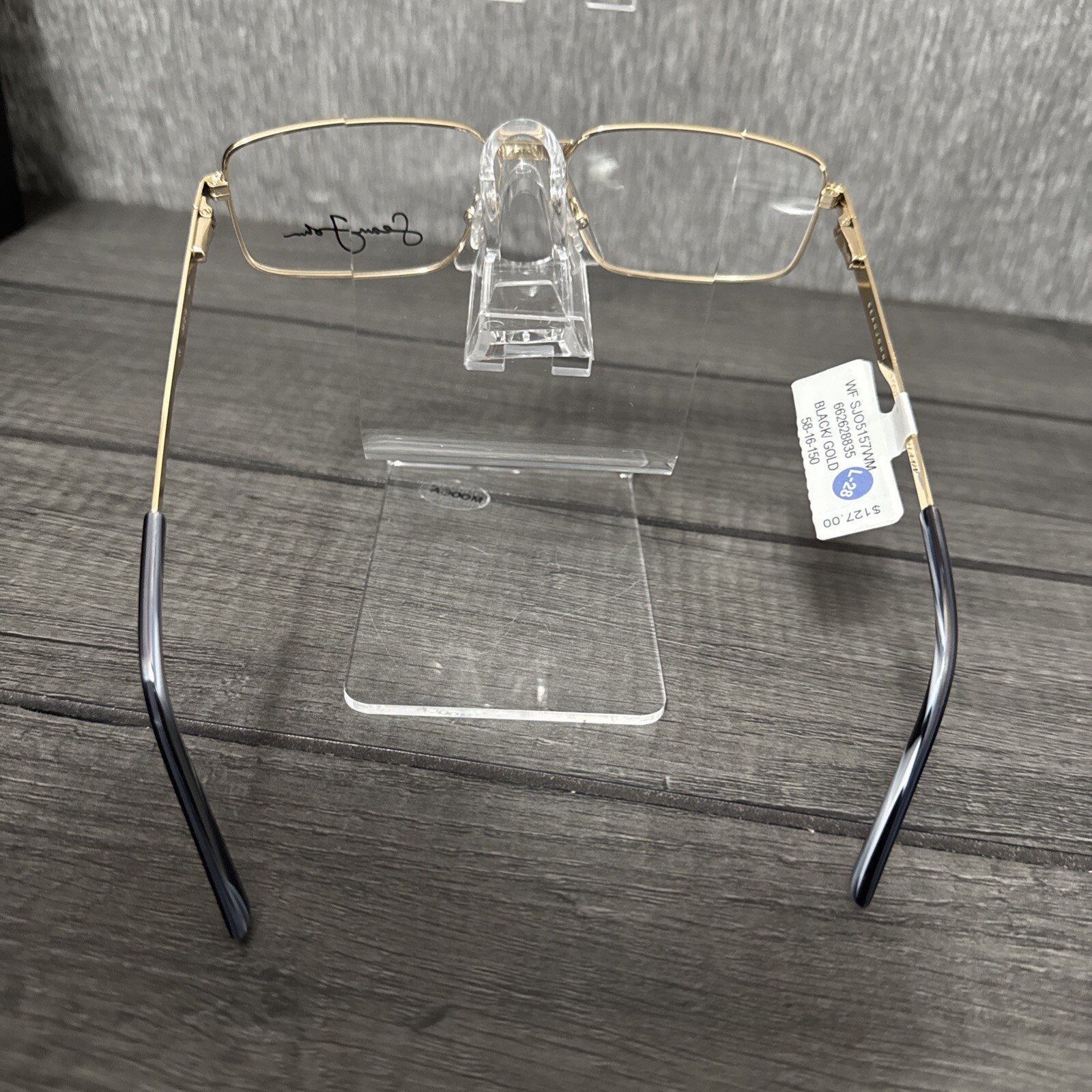 Sean John SJO 5157 002 Size 58-16-150 Black/Gold Eyeglass Frames Glasses