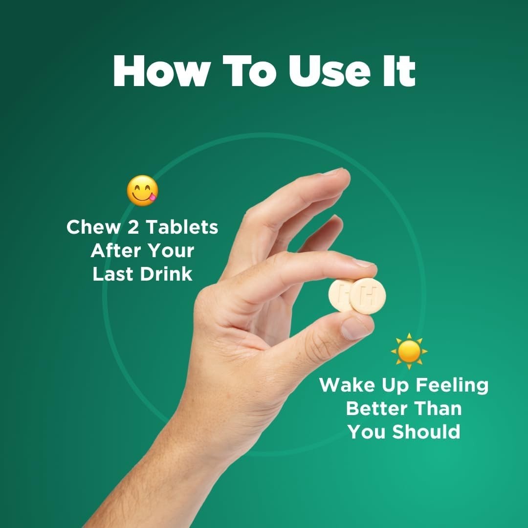 H-PROOF The Anytime You Drink Vitamin, Black Cherry, 40 Chewable Tablets