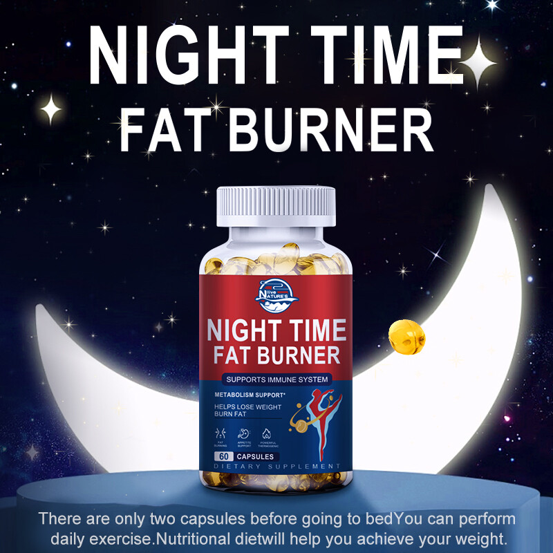 Night Time Fat Burner Slimming 120 Capsules Weight Loss Appetite Suppressant