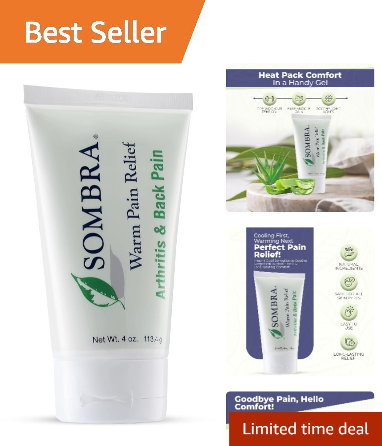 Warm Relief Gel – Fast-Absorbing, Natural Pain Relief for Back & Muscles
