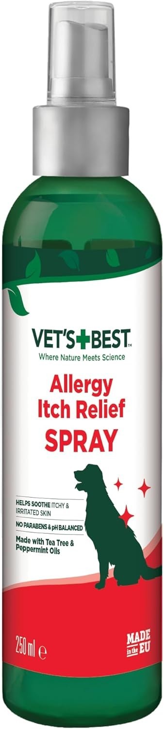 8oz Allergy Itch Relief Spray for Dogs – Non-Stinging, Natural Care Formula