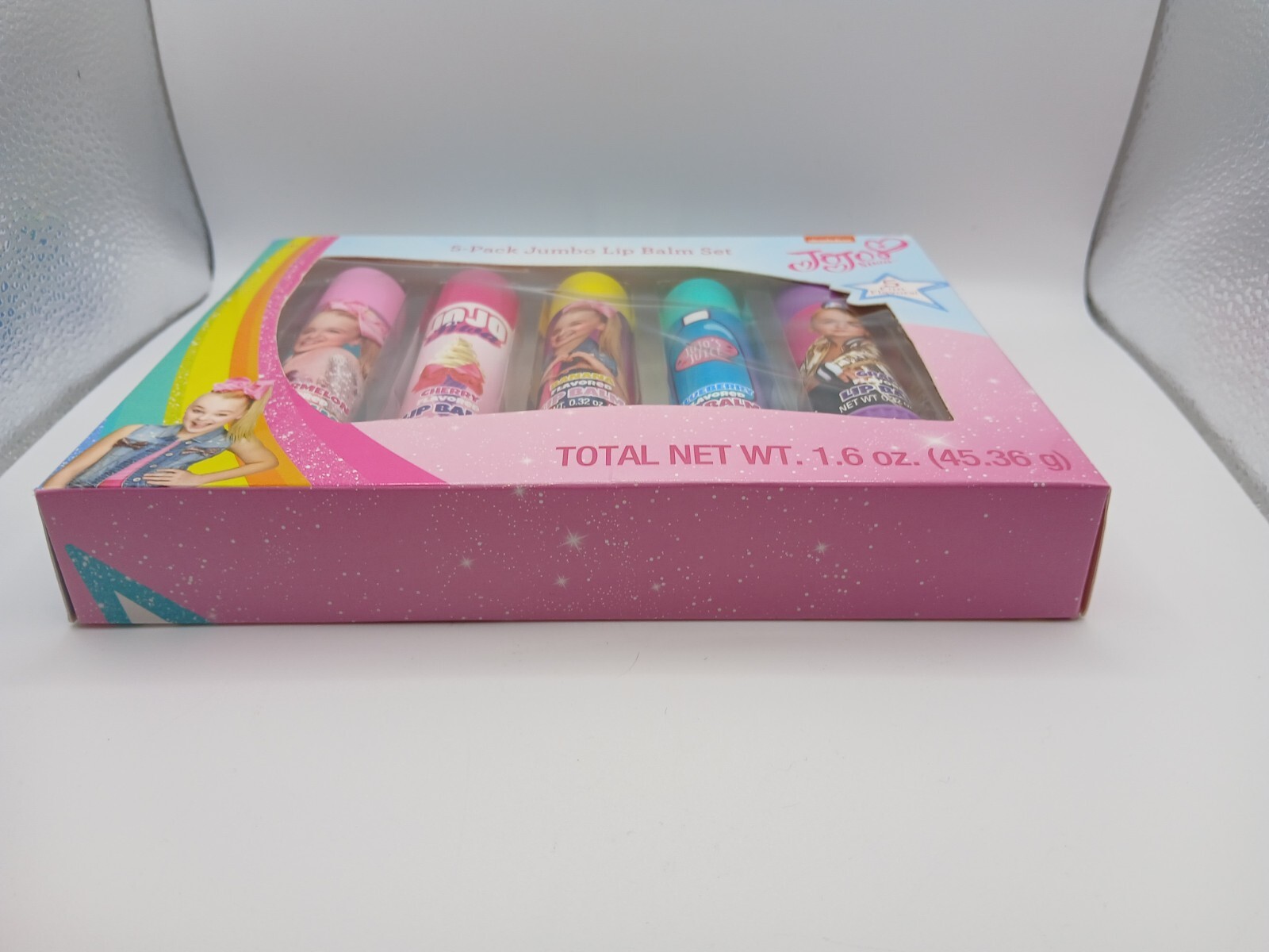 2017 Nickelodeon Jojo Siwa 5-Pack Jumbo Lip Balm Set – New