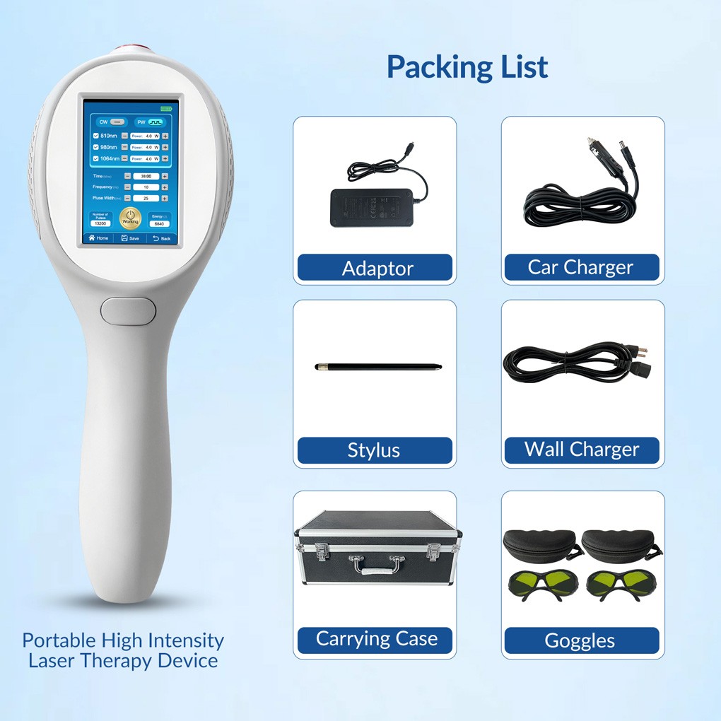 Professional 12W Laser Therapy Device for Home Humans and Animals Pain Care