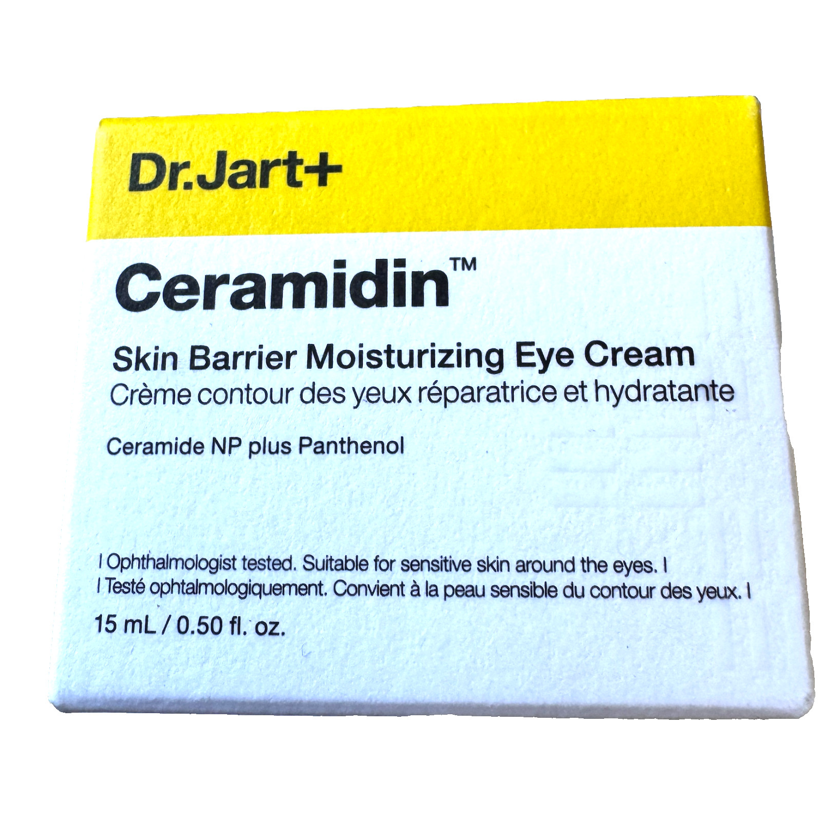 Dr. Jart+ Ceramidin Skin Barrier Moisturizing Eye Cream 0.5oz NIB SHIPS FREE