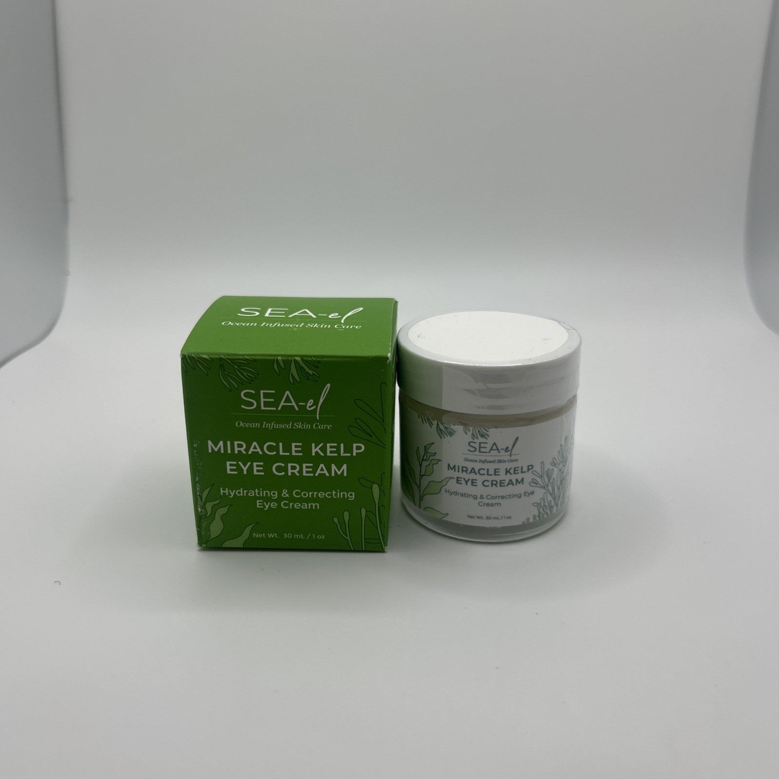 SEA-el Miracle Kelp Eye Cream. Hydrating & Correcting. 1oz. Sealed. EXP. 10/2025