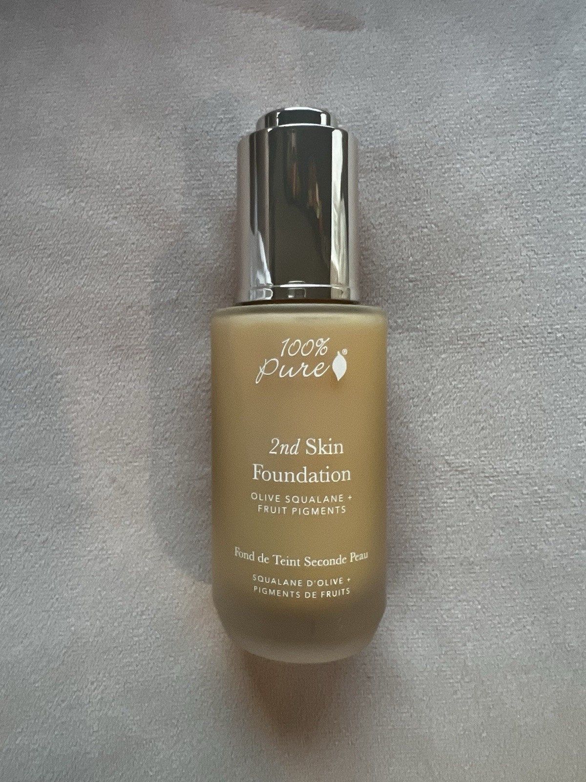 NIB 100% Pure 2nd Skin Foundation Shade 3