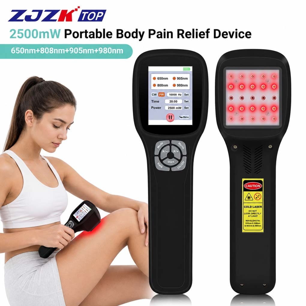 2500mW LLLT Laser Therapy Device 25 Diodes 650 808 905 980nm for Arthritis