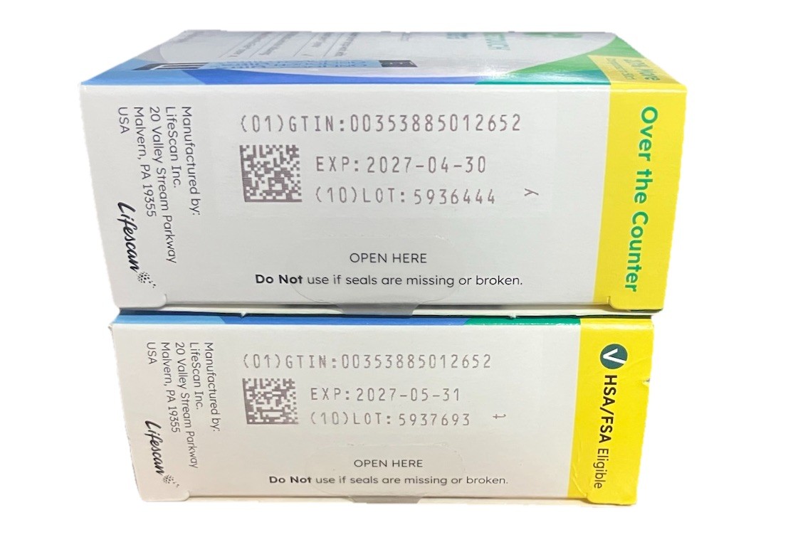 100 +20 One Touch Ultra Test Strips~Exp~4/27~5/27~$34.97~FR SHIP