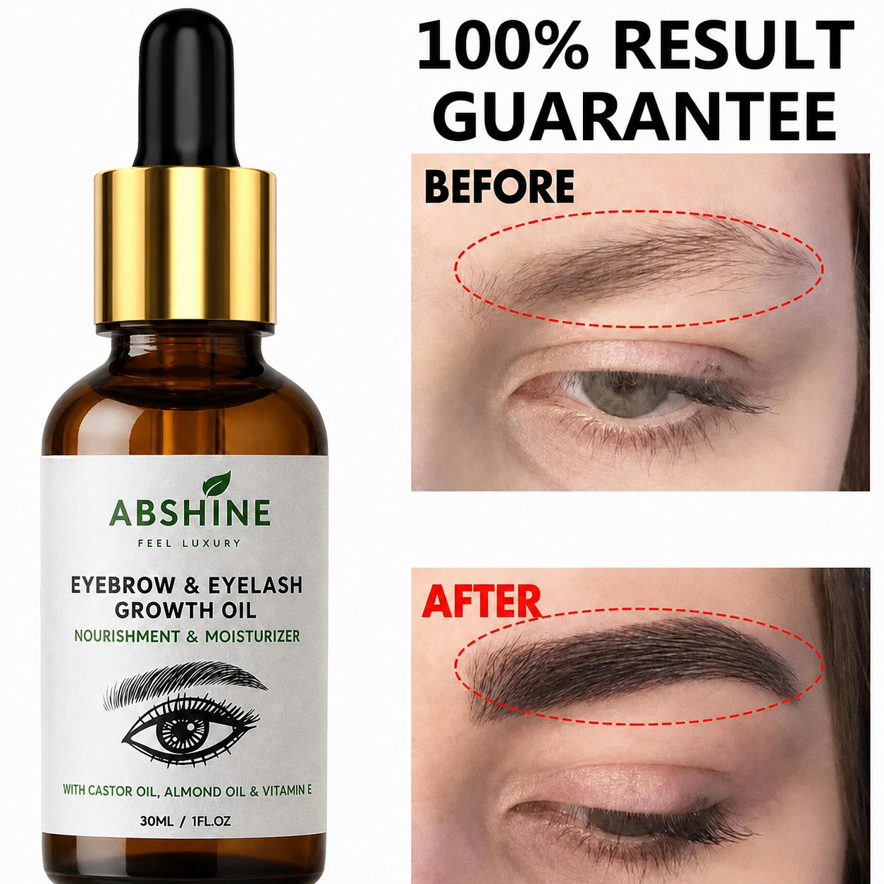Eyebrow Growth Serum – Natural Eyebrow Serum and Enhancer for Thicker Brows 2028