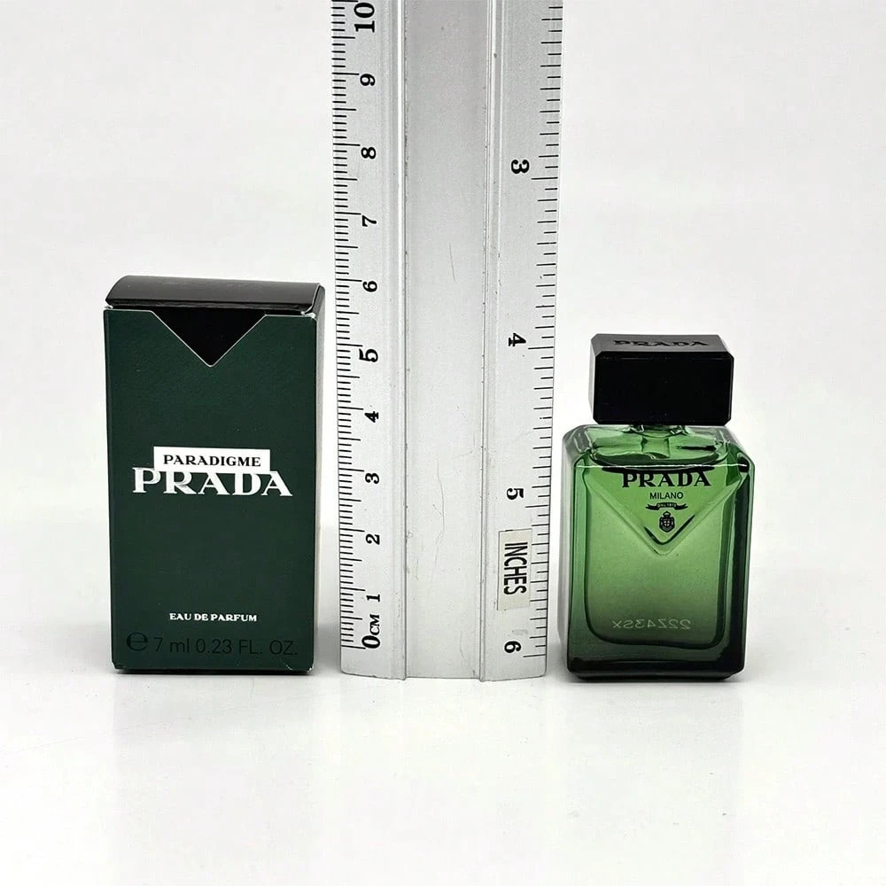 LOT OF 2 Prada Paradigme Eau De Parfum With Bergamot For Men 7ml/0.23 Fl Oz
