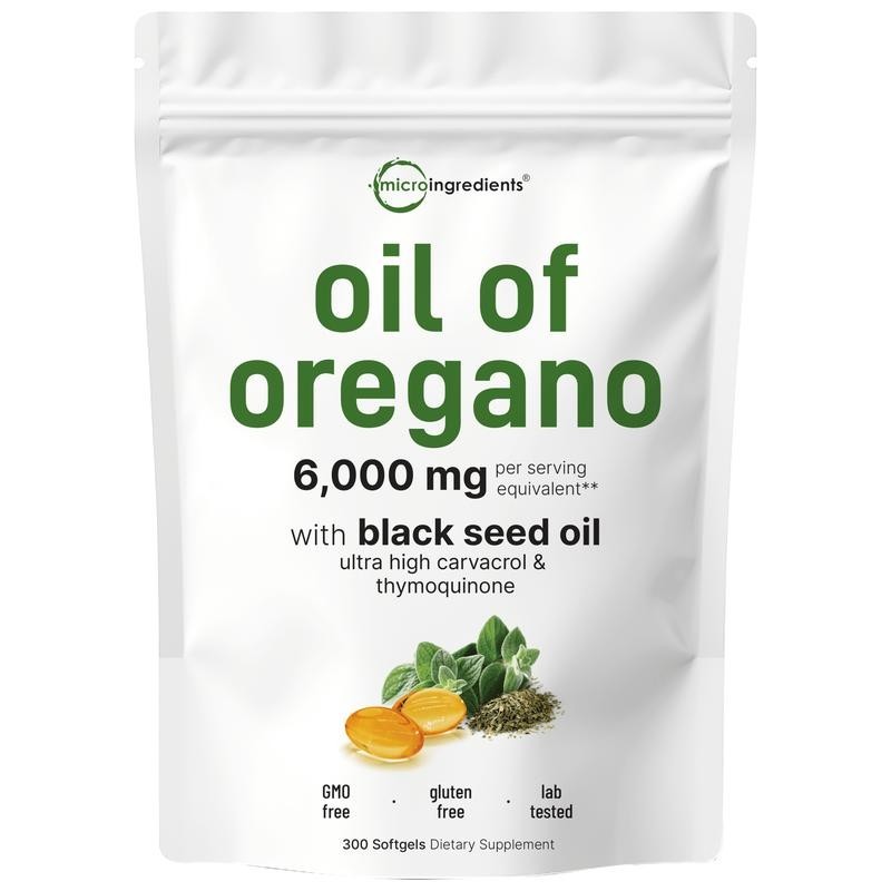 Oregano Black with Oil Seed Oil Ingredients Micro