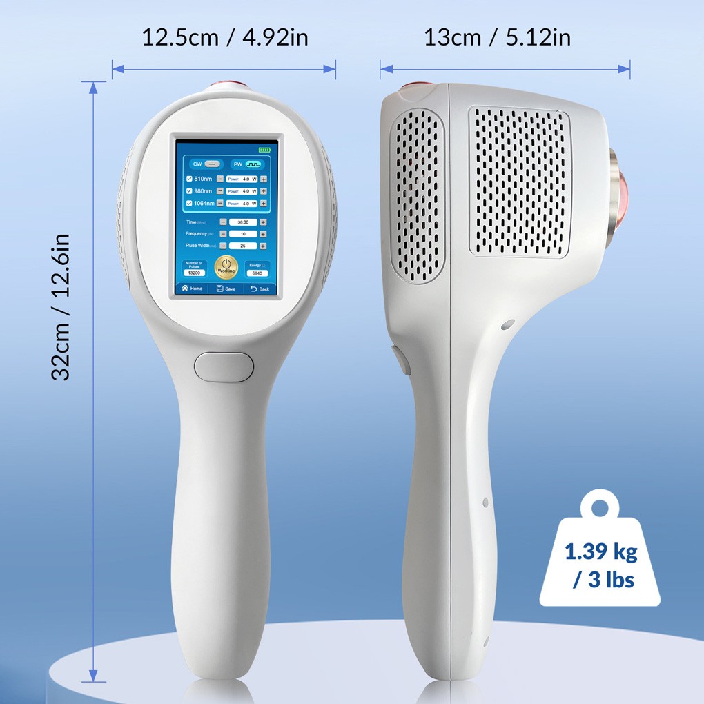 Professional 12W Laser Therapy Device for Home Humans and Animals Pain Care