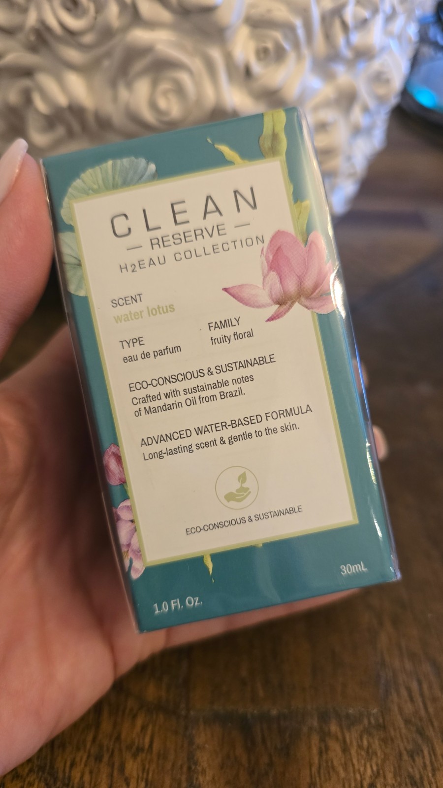 Clean Reserve H2Eau Water Lotus Eau de Parfum 1.0 oz 30mL New Sealed