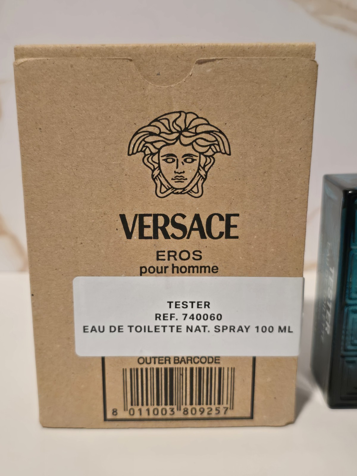 Versace Eros EDT 3.4 oz 100ml Tester Men’s Cologne Spray w/ Cap Authentic