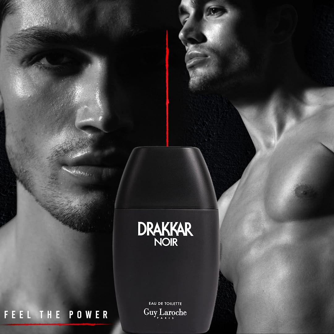 Guy Laroche Drakkar Noir Iconic Designer Fragrance – Intense & Powerful Eau De T