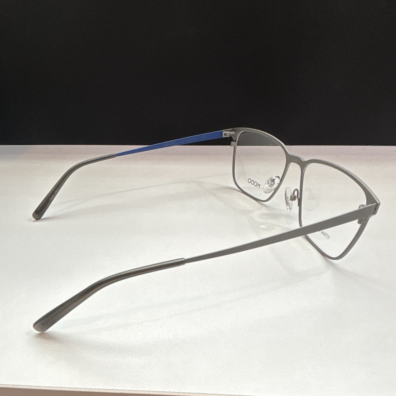 MODO 4277S gun Titanium Full Rim Eyeglasses Frame Gray Unisex Adults 56-17-150