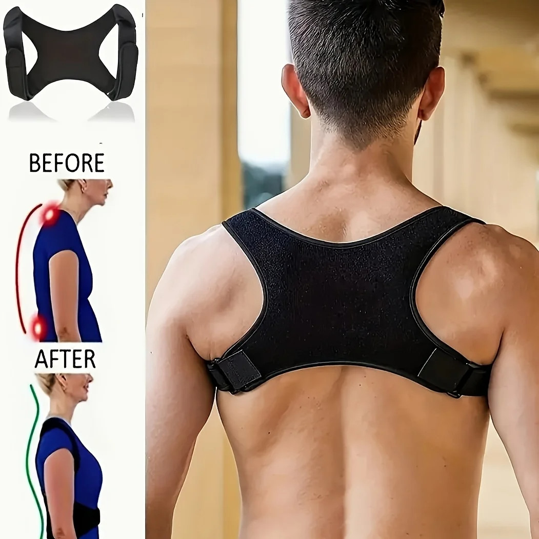 Ergonomic Posture Corrector Back Support Belt Adjustable Brace