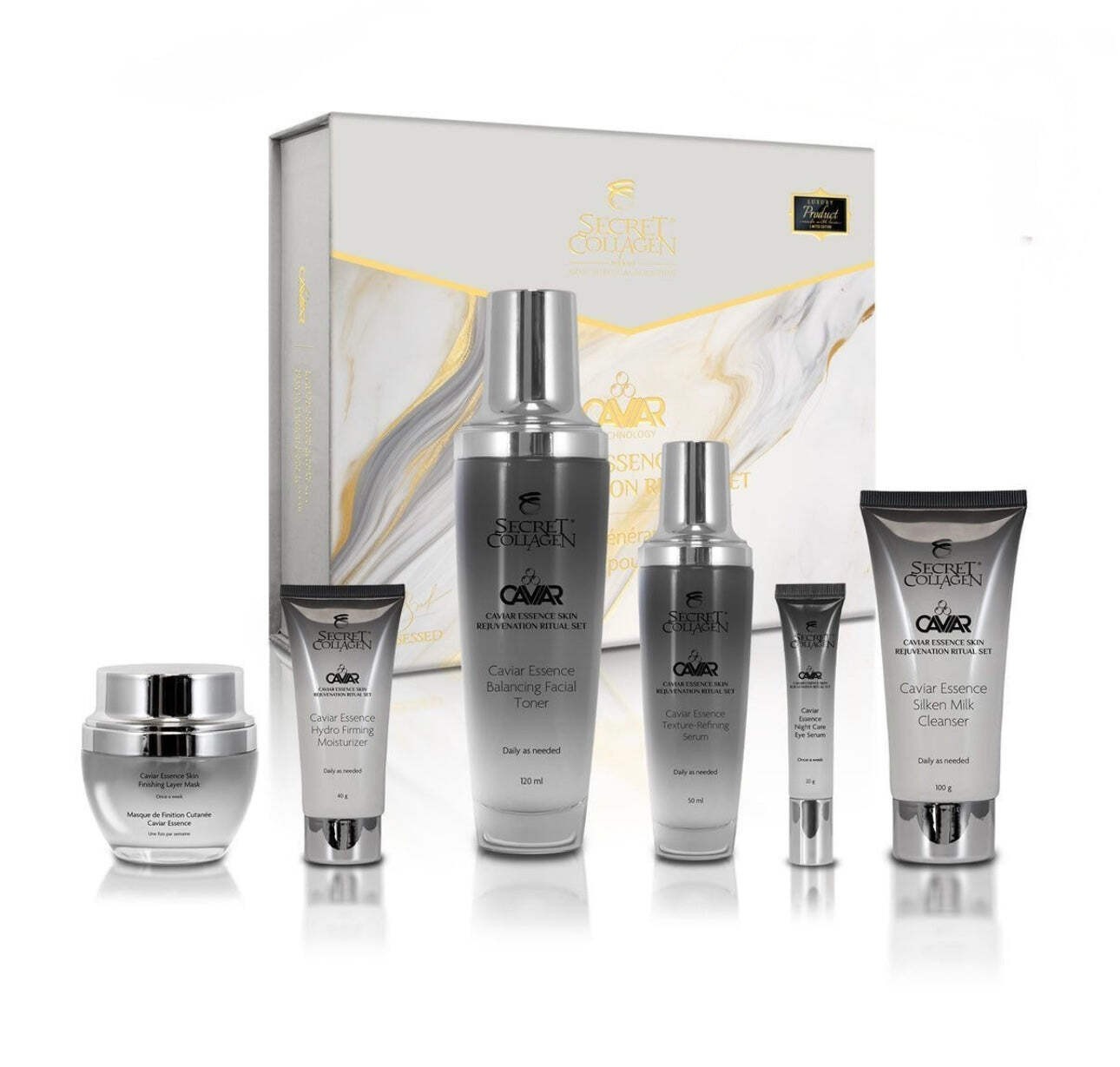 Secret Collagen Caviar Essence Skin Rejuvenation Ritual Set (NEW/SEALED/AUTHENTI