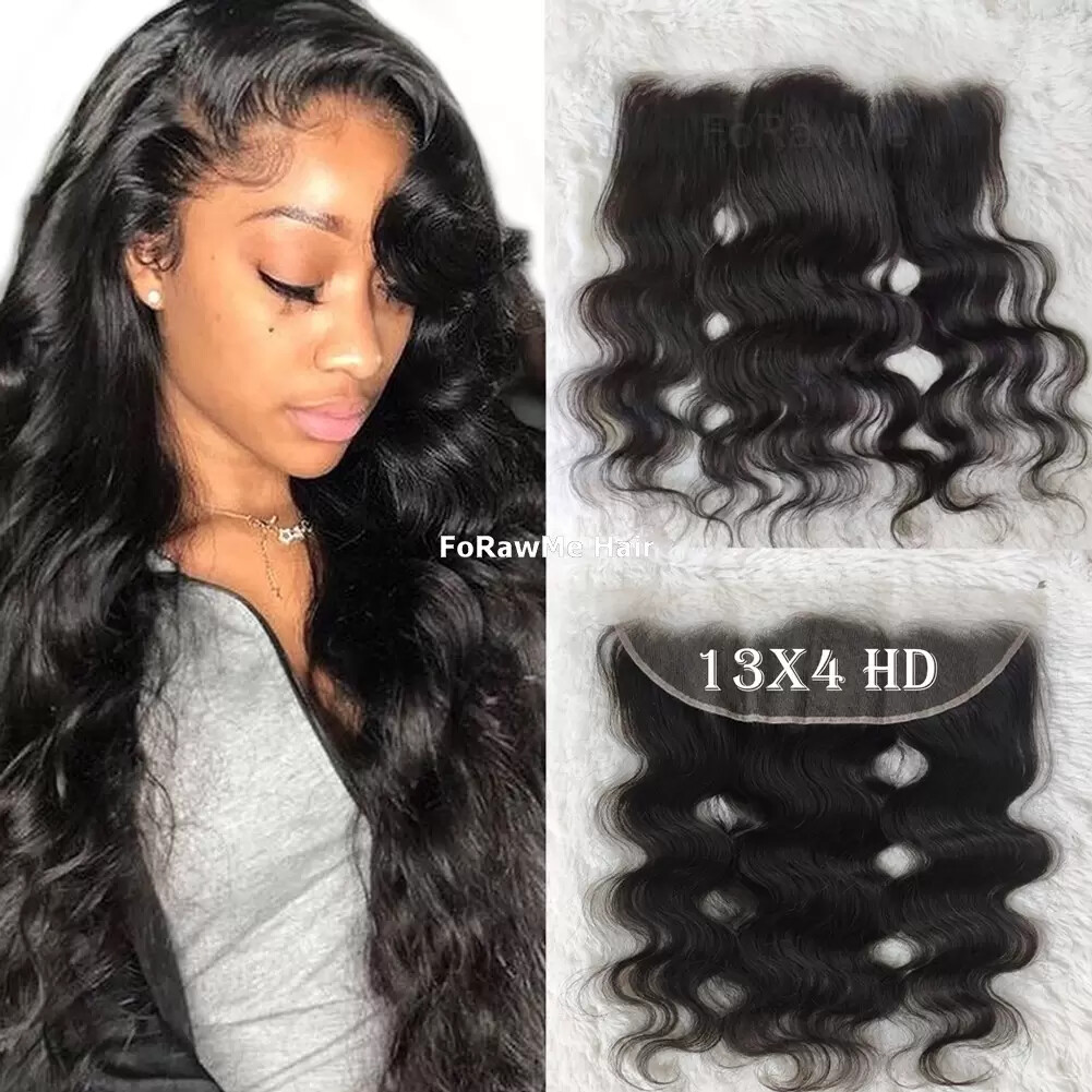 12AA+ BRAZILIAN VIRGIN HUMAN HAIR HD LACE FRONTAL/CLOSURE 4X4/5X5/6X6/13X4/13×6