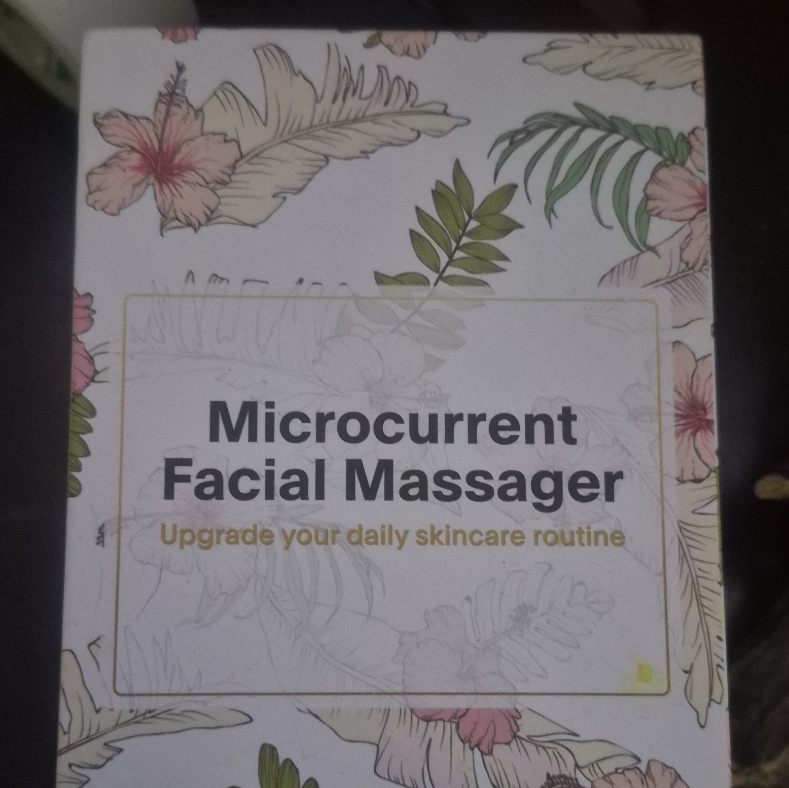Microcurrent Facial Face Massager Pink Handheld USB Rechargeable MCSYP04