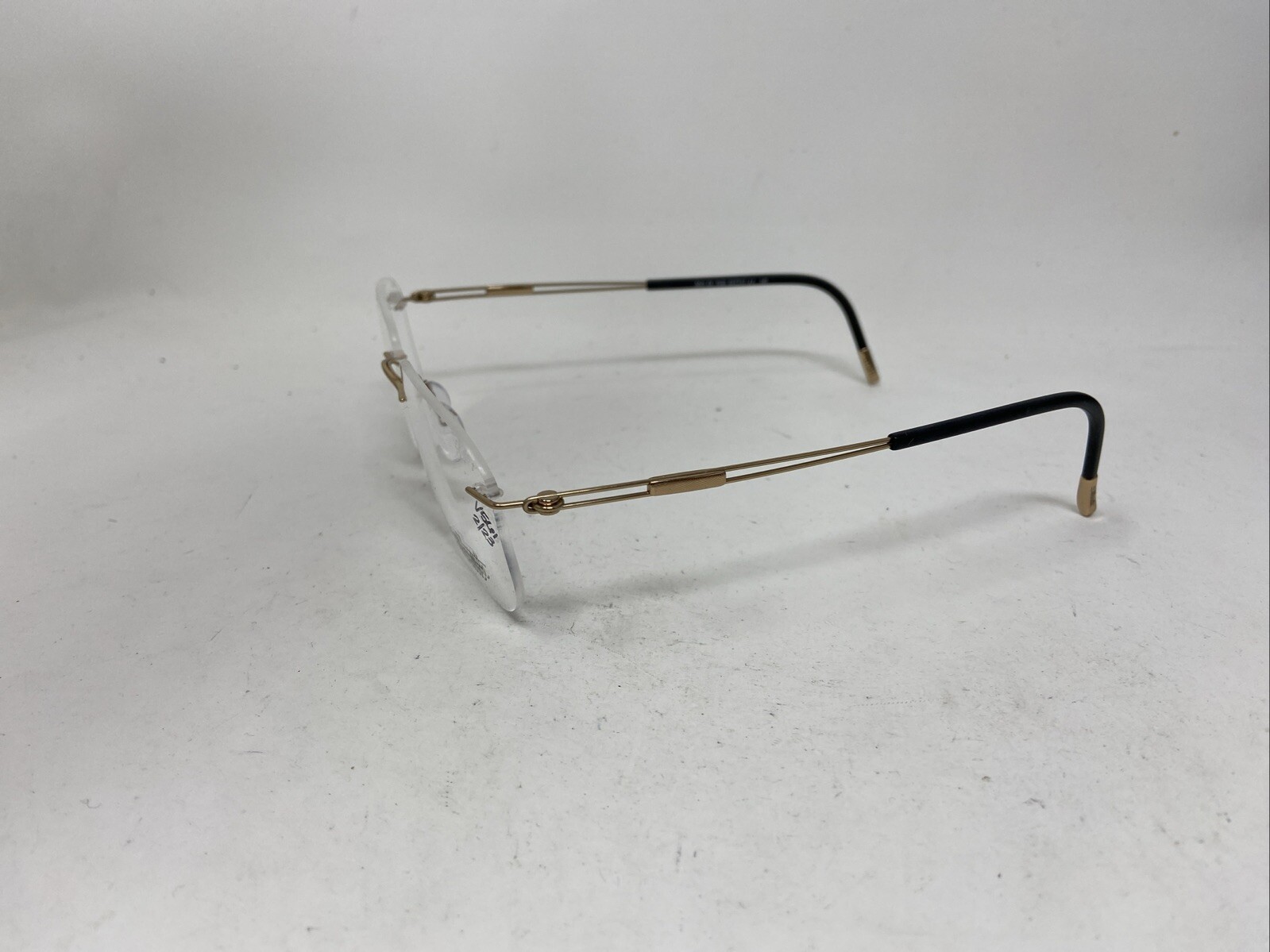 SILHOUETTE 5521 EX 7530 52-17-145 GOLD RIMLESS EYEGLASSES FRAME UY08