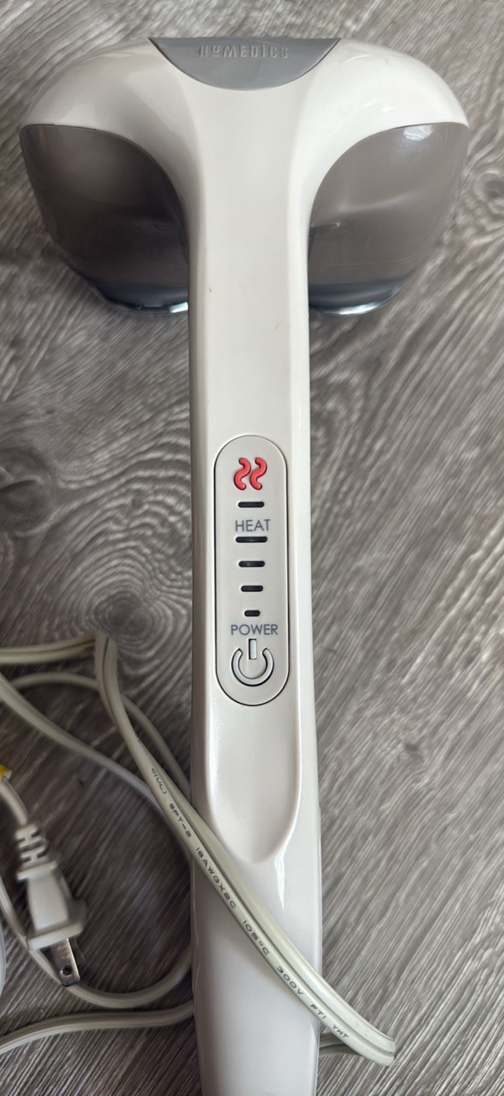 HoMedics HHP-350 Percussion Pro Handheld Electric Full Body Massager with Heat