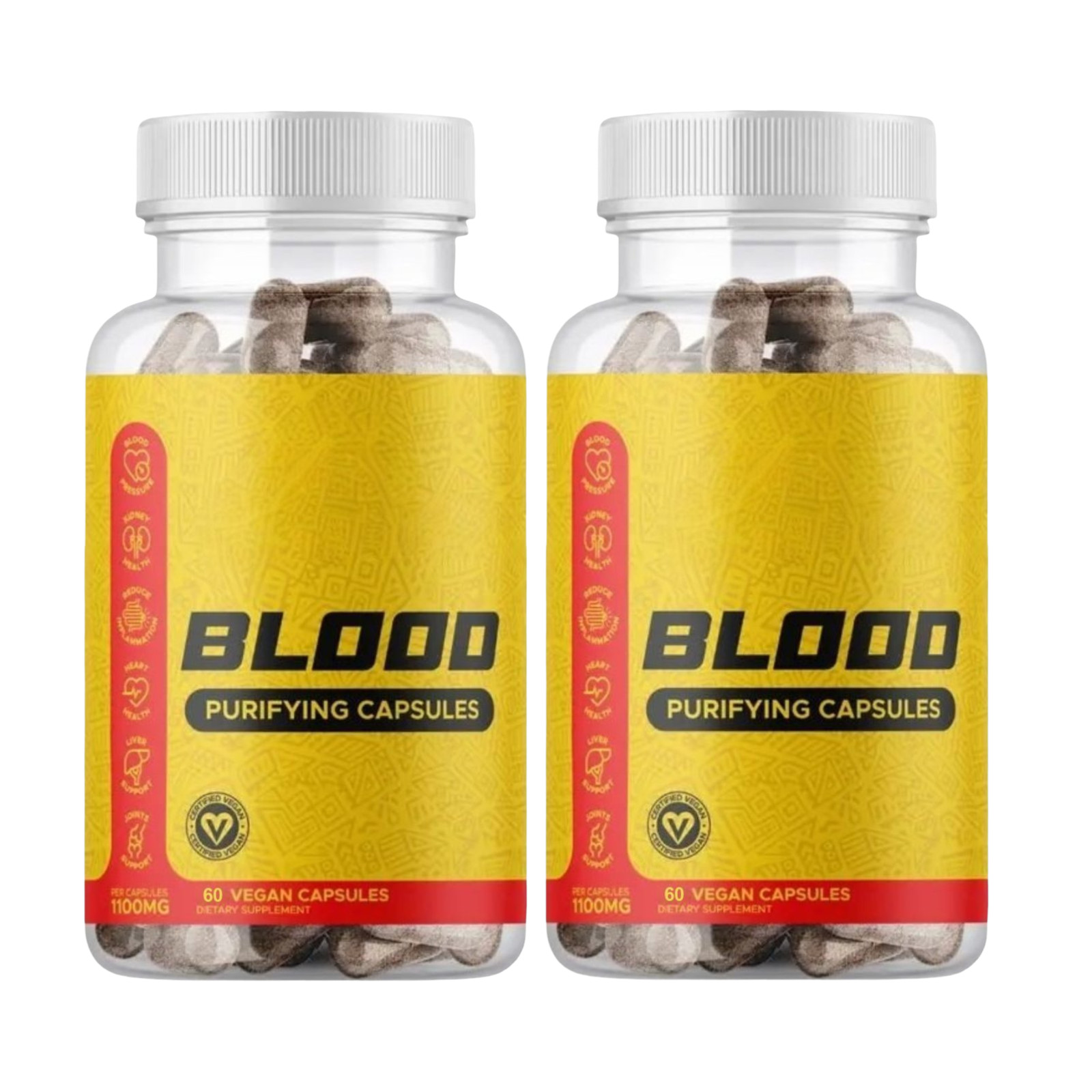 Premium (2-Package) Purifying Blood Caps – Circulation & Health Assistance – …
