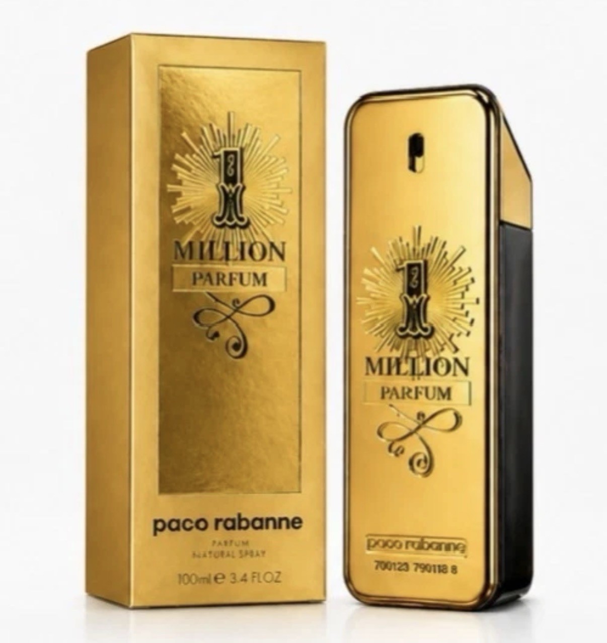 Paco Rabanne 1 Million Parfum 3.4 oz 100ml Men’s Parfum Spray New Sealed Box