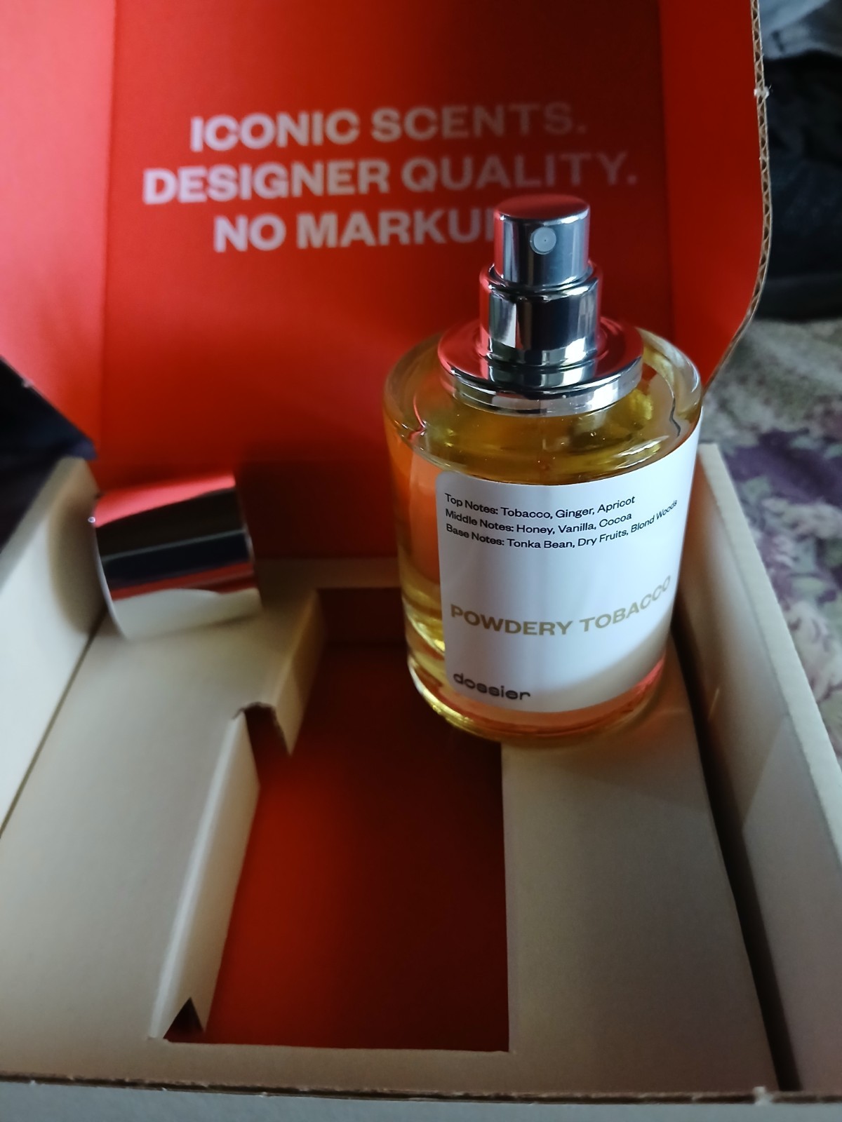 Dossier Powdery Fragrance inspired by Tom Ford Tobacco Vanille Honey Dry Fruit