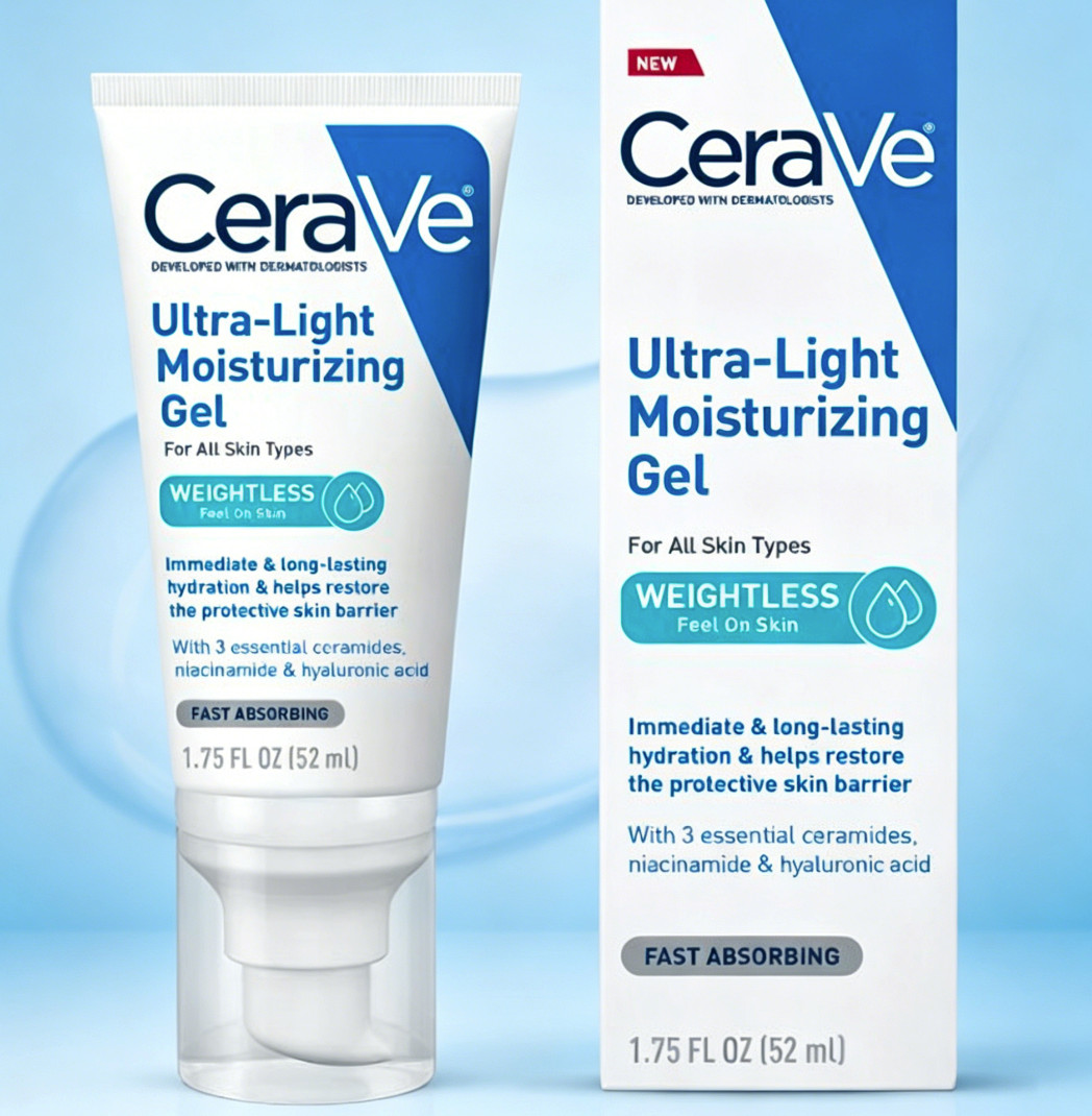 Cerave Ultra-Light Moisturzing Gel 1.75 oz /52 ml oil- free