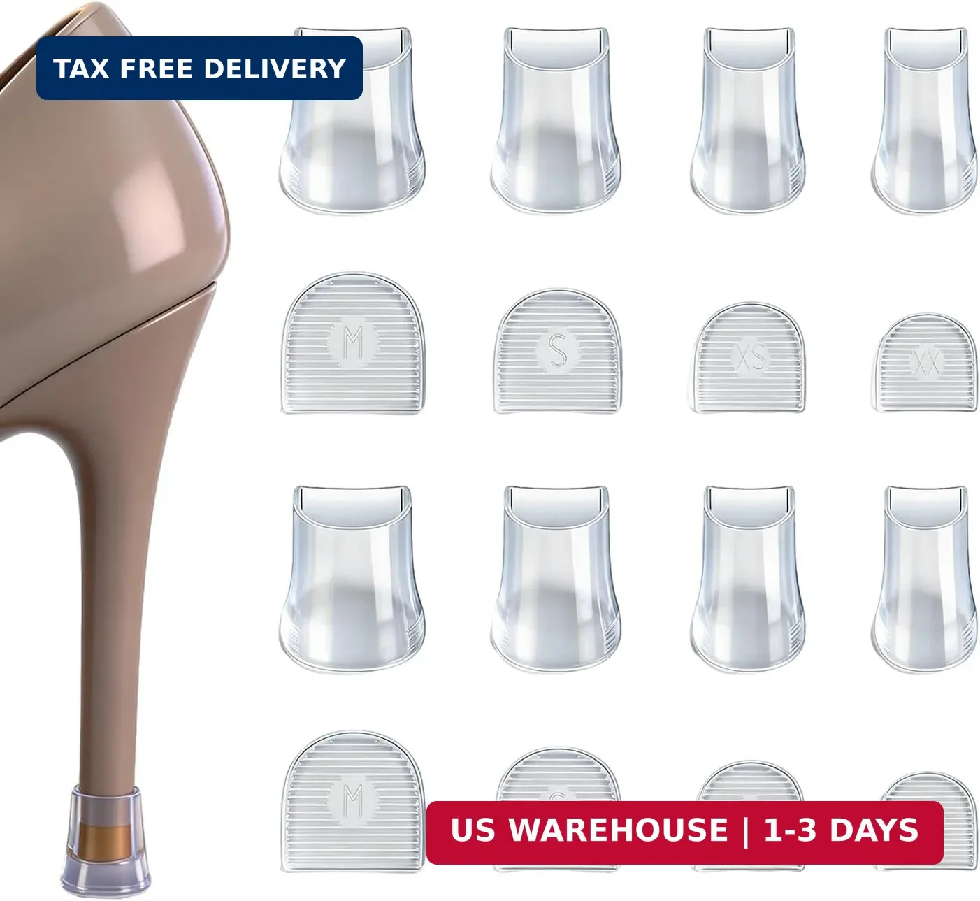 “N/A” SooGree High Heel Protectors- Heel Stoppers Heel Repair Caps Covers for Wa