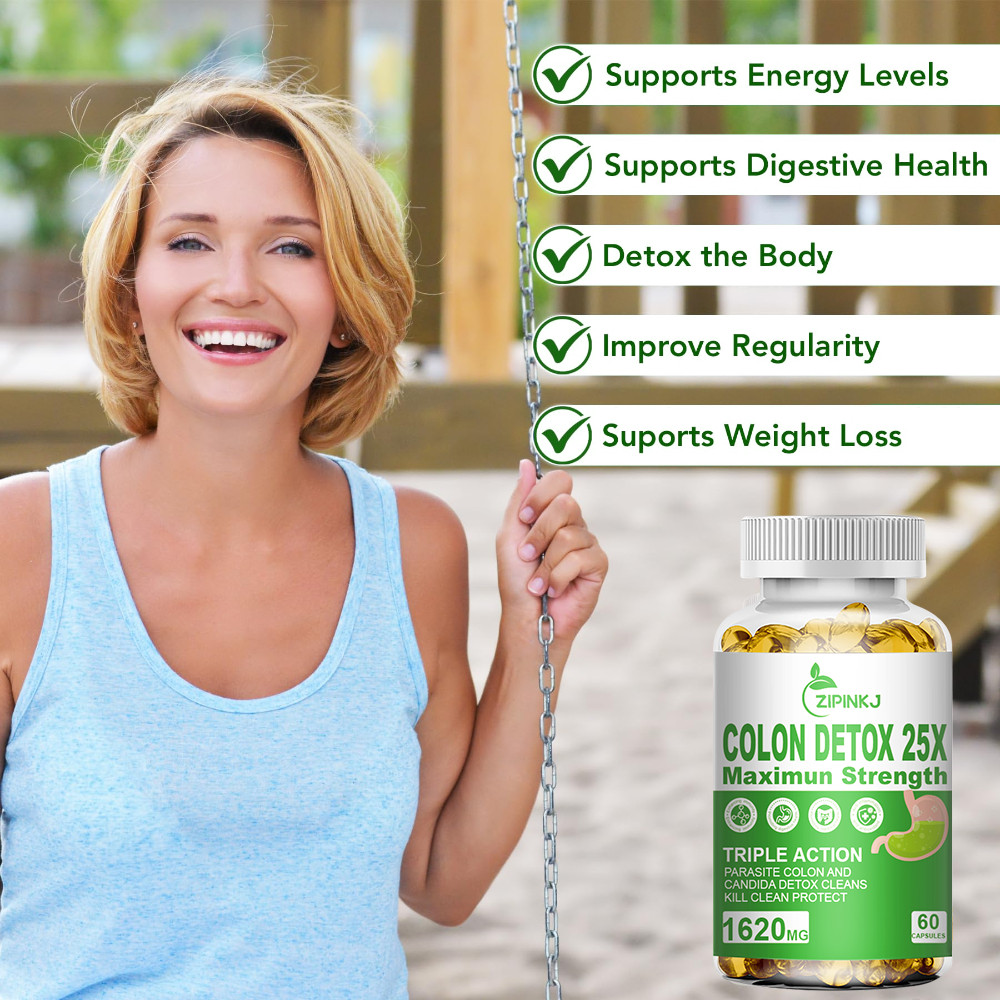 Parasite Cleanse DETOX Liver Colon Yeast Killer Pills All Natural detox candida