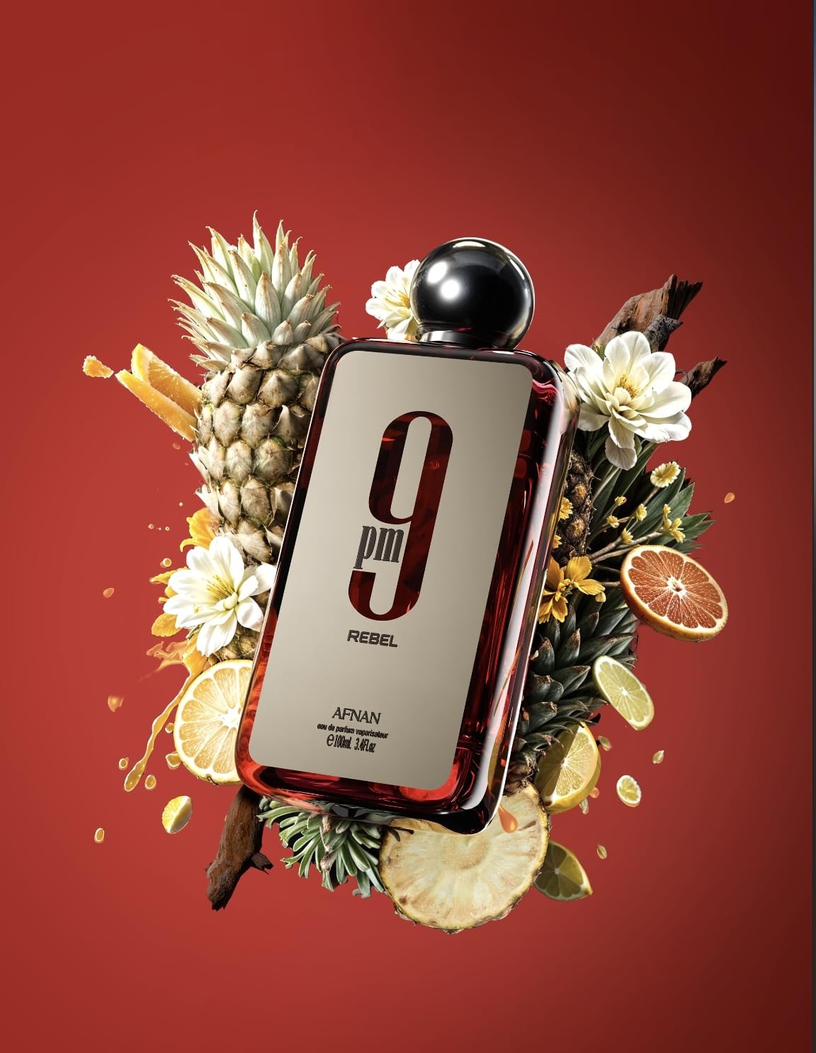 Afnan 9PM Rebel Eau De Parfum 100ml / 3.4oz Men’s Fragrance EDP New Sealed